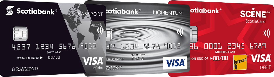 Scotiabank credit card lineup